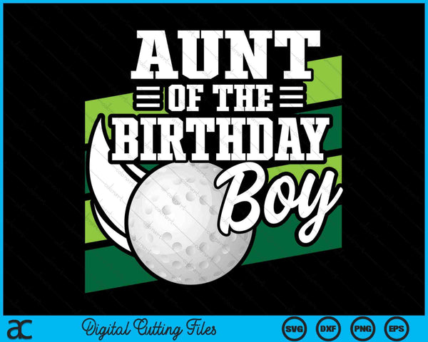 Aunt Of The Birthday Boy Hockey Lover Birthday SVG PNG Digital Printable Files