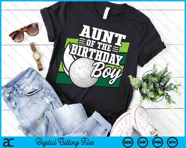 Aunt Of The Birthday Boy Hockey Lover Birthday SVG PNG Digital Printable Files