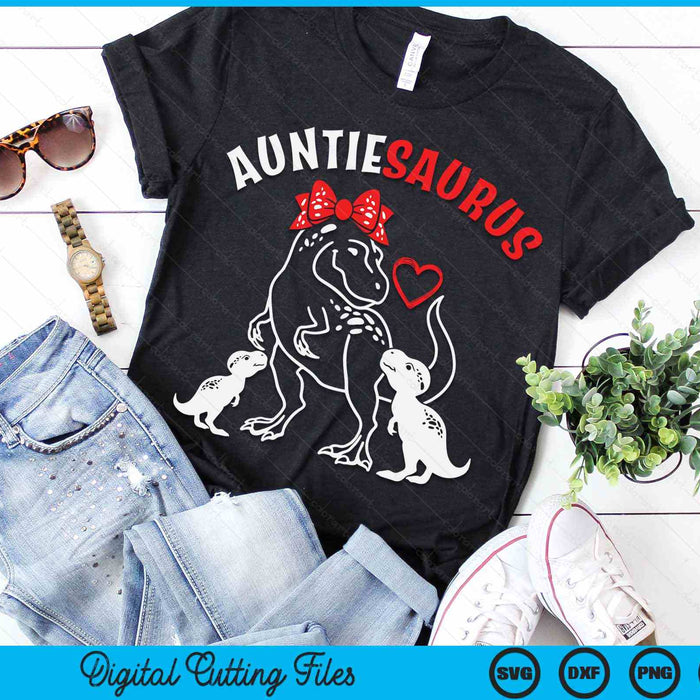 Auntiesaurus Auntie 2 Kids Dinosaur Mother's Day SVG PNG Digital Cutting Files Auntiesaurus Auntie 2 Kids Dinosaur Mother's Day SVG PNG Digital Cutting Files