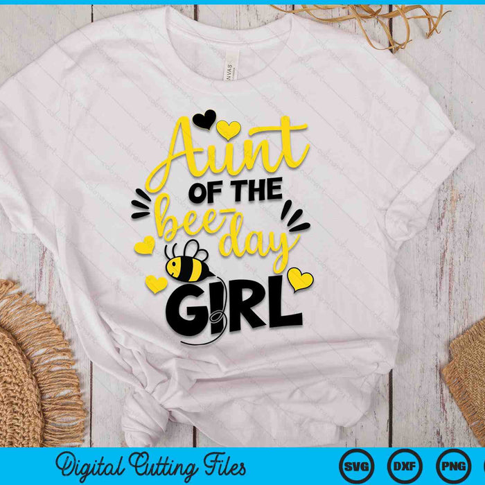 Tía de la chica del día de la abeja SVG PNG Cortando archivos imprimibles Tía de la chica del día de la abeja SVG PNG Cortando archivos imprimibles