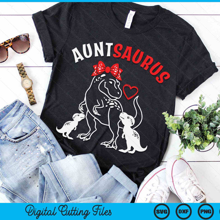 Auntsaurus Aunt 2 Kids Dinosaur Mother's Day SVG PNG Digital Cutting Files Auntsaurus Aunt 2 Kids Dinosaur Mother's Day SVG PNG Digital Cutting Files