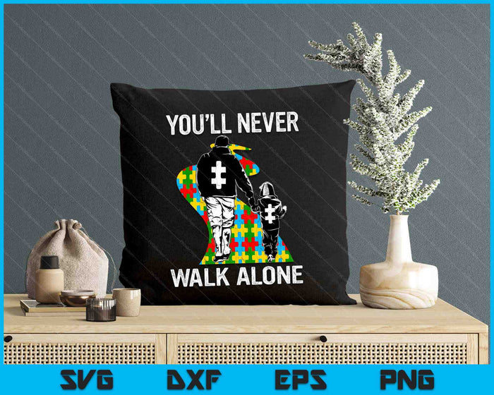 Autism Dad Support Alone Puzzle You'll Never Walk SVG PNG Digital Cutting Files Autism Dad Support Alone Puzzle You'll Never Walk SVG PNG Digital Cutting Files