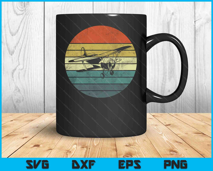 Aviator Pilot Gifts Grappige Retro Bi-Plane Vliegtuig Luchtvaart SVG PNG Digitale Snijbestanden Aviator Pilot Gifts Grappige Retro Bi-Plane Vliegtuig Luchtvaart SVG PNG Digitale Snijbestanden