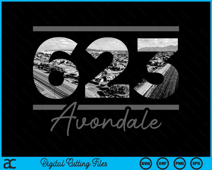 Avondale 623 Area Code Skyline Arizona Vintage SVG PNG Digital Cutting Files Avondale 623 Area Code Skyline Arizona Vintage SVG PNG Digital Cutting Files