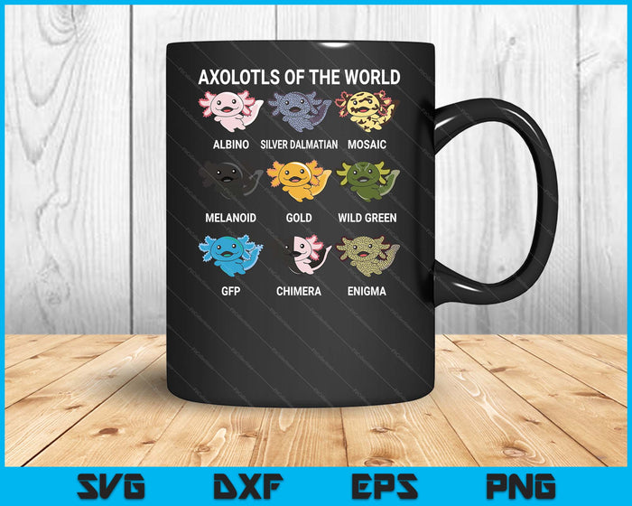 Axolotl-Shirt Axolotl Of World Kids SVG PNG Digital Cutting Files Axolotl-Shirt Axolotl Of World Kids SVG PNG Digital Cutting Files