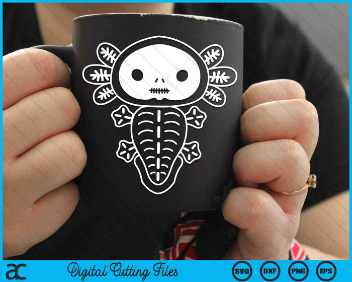 Axolotl Skeleton SVG PNG Digital Cutting Files Axolotl Skeleton SVG PNG Digital Cutting Files