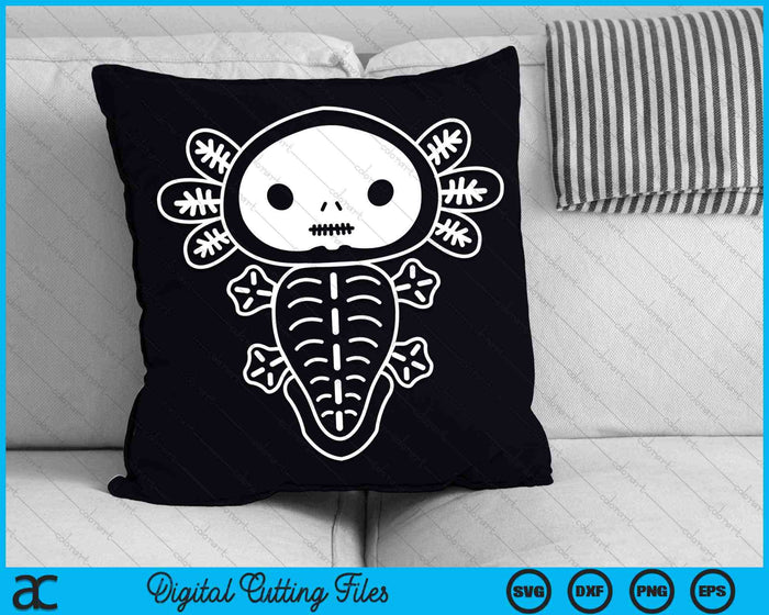 Axolotl Skeleton SVG PNG Digital Cutting Files Axolotl Skeleton SVG PNG Digital Cutting Files