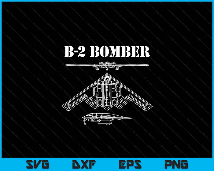 B-2 Bomber Aircraft Schematic Military Stealth Bomber B2 SVG PNG Digital Printable Files B-2 Bomber Aircraft Schematic Military Stealth Bomber B2 SVG PNG Digital Printable Files