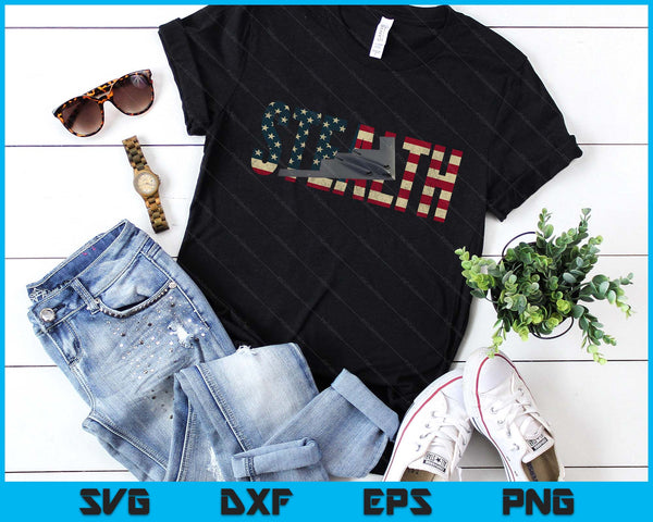 B-2 Spirit Bomber 4th Of July SVG PNG Digital Printable Files