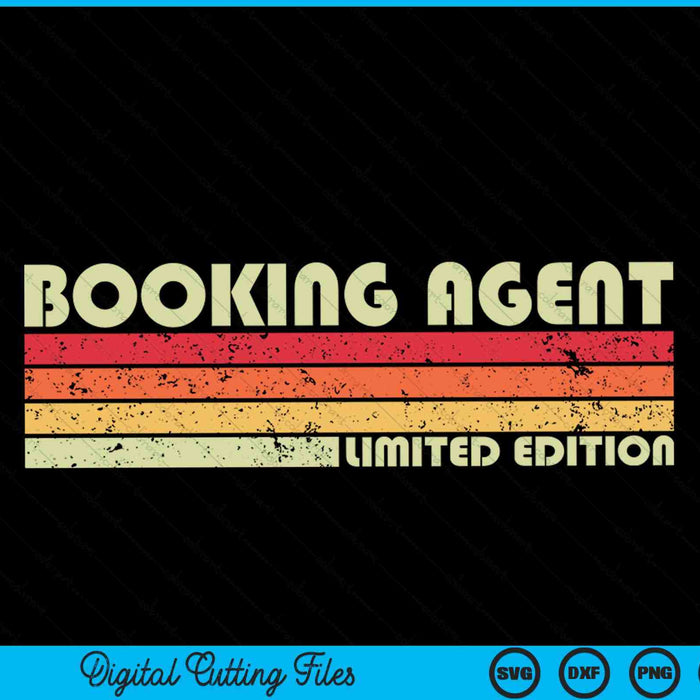 BOOKING AGENT Funny Job Title Profession Birthday Worker SVG PNG Digital Cutting File