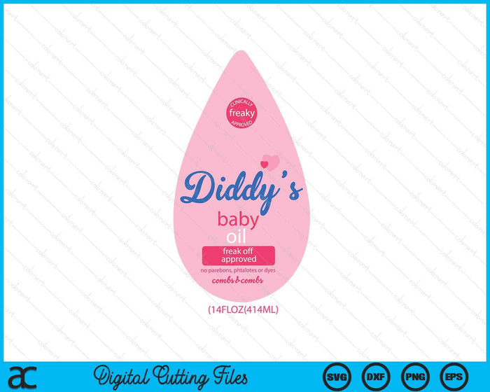Baby Oil Costume Funny Bottle For Halloween SVG PNG Digital Printable Files Baby Oil Costume Funny Bottle For Halloween SVG PNG Digital Printable Files