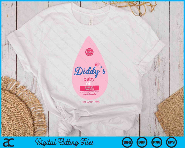 Baby Oil Costume Funny Bottle For Halloween SVG PNG Digital Printable Files Baby Oil Costume Funny Bottle For Halloween SVG PNG Digital Printable Files