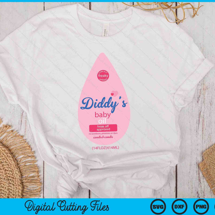Baby Oil Costume Funny Bottle For Halloween SVG PNG Digital Printable Files Baby Oil Costume Funny Bottle For Halloween SVG PNG Digital Printable Files
