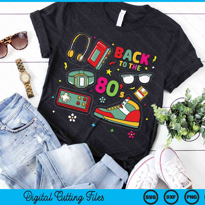 Back to the 80s Best 80s Costume Theme Party Carnival SVG PNG Digital Cutting Files Back to the 80s Best 80s Costume Theme Party Carnival SVG PNG Digital Cutting Files