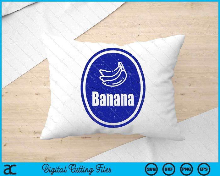 Pegatina de plátano fruta divertida Lazy DIY fácil disfraz de Halloween SVG PNG archivo de corte digital Pegatina de plátano fruta divertida Lazy DIY fácil disfraz de Halloween SVG PNG archivo de corte digital