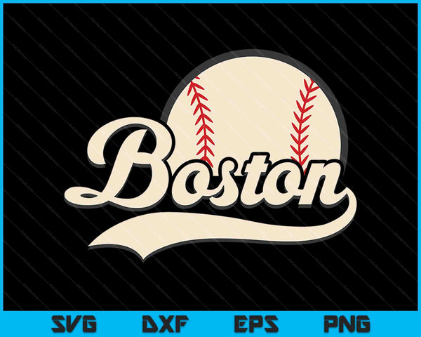 Baseball American Lover Boston Baseball SVG PNG Digital Cutting Files