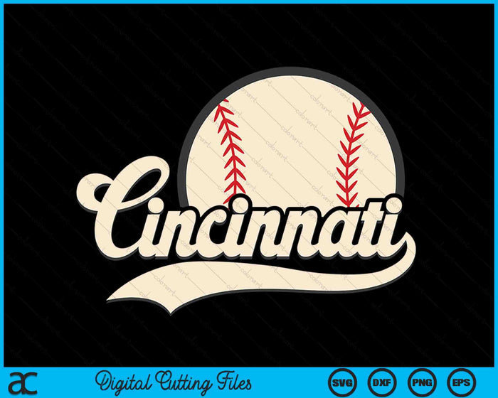 Baseball American Lover Cincinnati Baseball SVG PNG Digital Cutting Files Baseball American Lover Cincinnati Baseball SVG PNG Digital Cutting Files