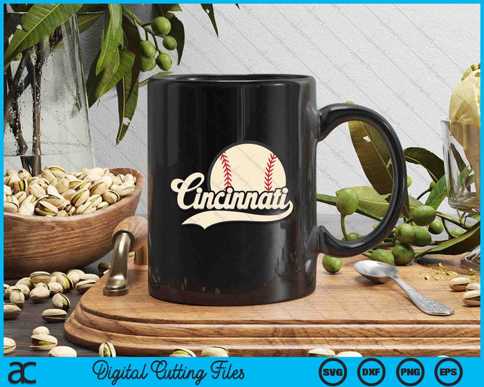 Baseball American Lover Cincinnati Baseball SVG PNG Digital Cutting Files Baseball American Lover Cincinnati Baseball SVG PNG Digital Cutting Files