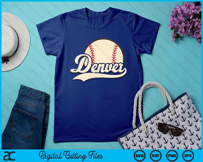 Baseball American Lover Denver Baseball SVG PNG Digital Cutting Files Baseball American Lover Denver Baseball SVG PNG Digital Cutting Files