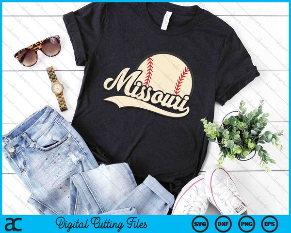 Baseball American Lover Missouri Baseball SVG PNG Digital Cutting Files