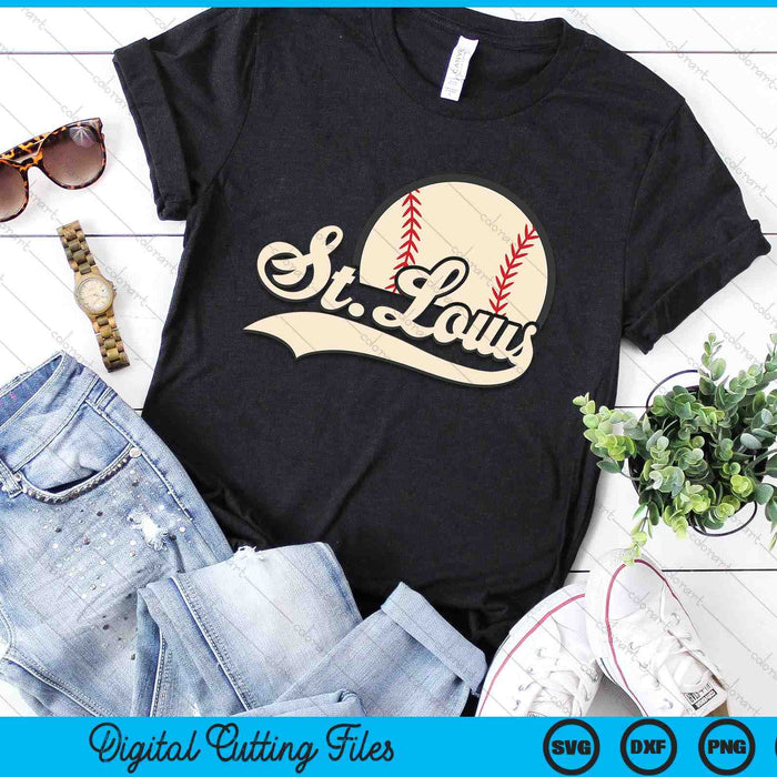 Baseball American Lover St. Louis Baseball SVG PNG Digital Cutting Files Baseball American Lover St. Louis Baseball SVG PNG Digital Cutting Files