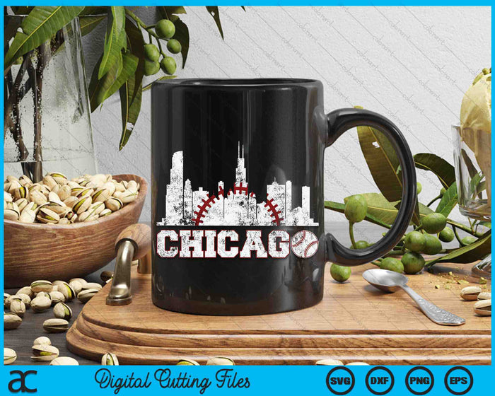 Baseball American Vintage Chicago Baseball SVG PNG Digital Cutting Files Baseball American Vintage Chicago Baseball SVG PNG Digital Cutting Files
