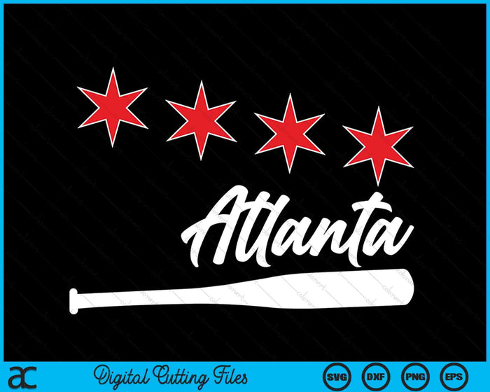 Baseball Atlanta Lover Cute Atlanta Baseball Bat American SVG PNG Digital Cutting Files Baseball Atlanta Lover Cute Atlanta Baseball Bat American SVG PNG Digital Cutting Files