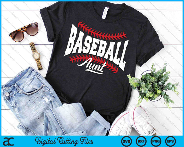 Baseball Aunt SVG PNG Cutting Printable Files