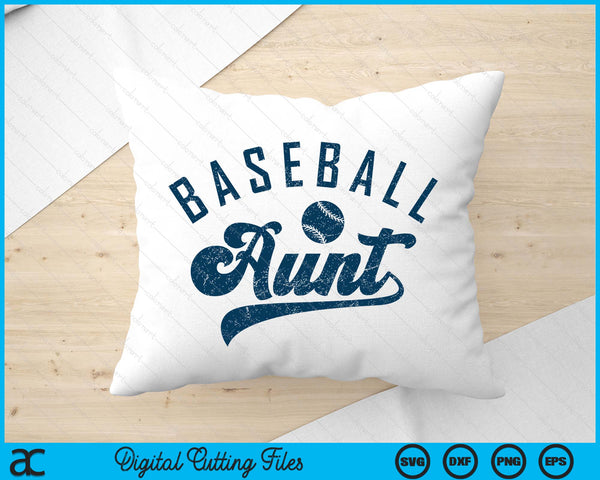 Baseball Aunt Gifts Mother's Day SVG PNG Digital Printable Files