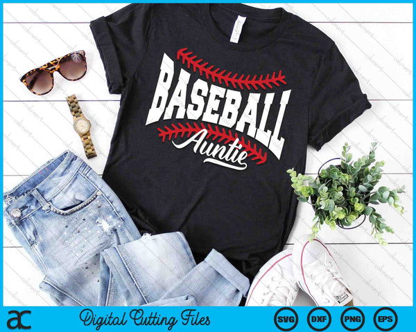 Baseball Auntie SVG PNG Cutting Printable Files