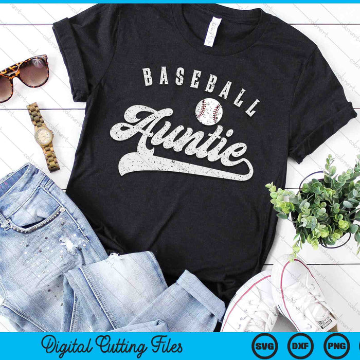 Baseball Auntie SVG PNG Digital Printable Files Baseball Auntie SVG PNG Digital Printable Files
