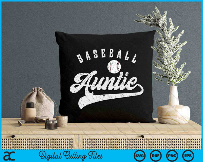 Baseball Auntie SVG PNG Digital Printable Files Baseball Auntie SVG PNG Digital Printable Files