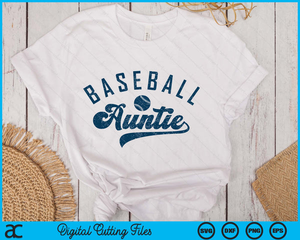 Baseball Auntie SVG PNG Digital Printable Files