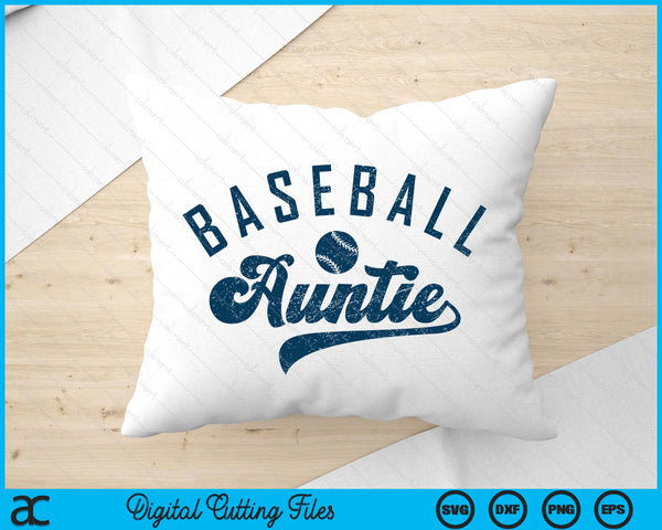 Baseball Auntie SVG PNG Digital Printable Files