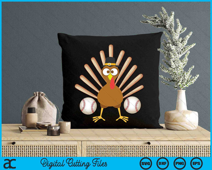 Baseball Bat Turkey Thanksgiving SVG PNG Digital Cutting File Baseball Bat Turkey Thanksgiving SVG PNG Digital Cutting File