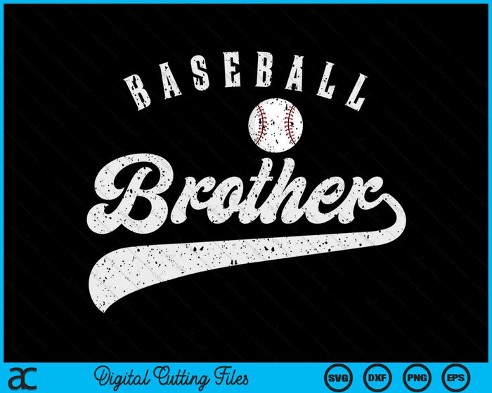 Baseball Brother SVG PNG Digital Printable Files Baseball Brother SVG PNG Digital Printable Files