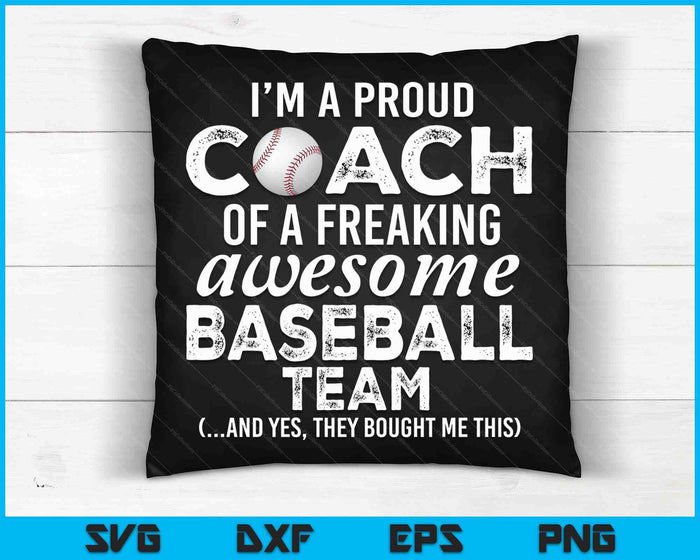 Baseball Coach Funny Thank You Appreciation Gift SVG PNG Digital Cutting Files Baseball Coach Funny Thank You Appreciation Gift SVG PNG Digital Cutting Files