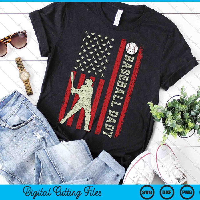 Baseball Dady US Flag Gifts For Dady Men Patriotic Fathers Day SVG PNG Digital Printable Files Baseball Dady US Flag Gifts For Dady Men Patriotic Fathers Day SVG PNG Digital Printable Files