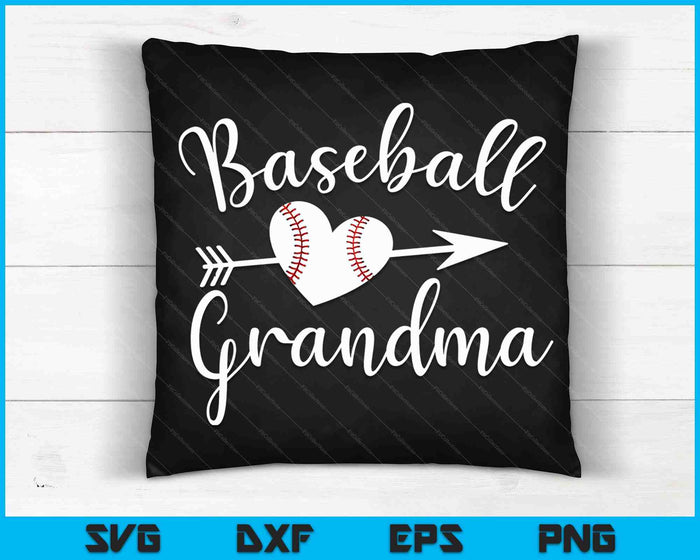 Baseball Grandma SVG PNG Digital Cutting Files Baseball Grandma SVG PNG Digital Cutting Files