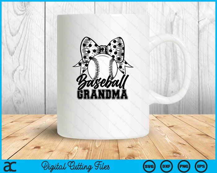 Baseball Grandma Game Day Mother's Day SVG PNG Digital Printable Files Baseball Grandma Game Day Mother's Day SVG PNG Digital Printable Files