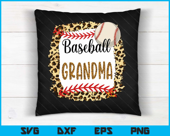 Baseball Grandma Leopard Baseball Grandma For Mother's Day SVG PNG Digital Cutting Files Baseball Grandma Leopard Baseball Grandma For Mother's Day SVG PNG Digital Cutting Files