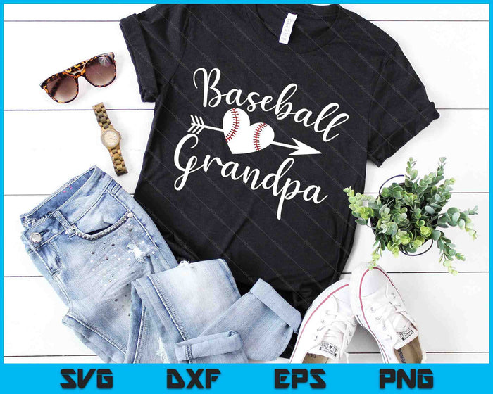 Baseball Grandpa SVG PNG Digital Cutting Files Baseball Grandpa SVG PNG Digital Cutting Files