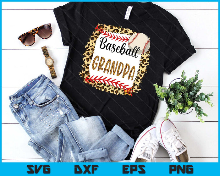 Baseball Grandpa Leopard Baseball Grandpa For Father's Day SVG PNG Digital Cutting Files Baseball Grandpa Leopard Baseball Grandpa For Father's Day SVG PNG Digital Cutting Files