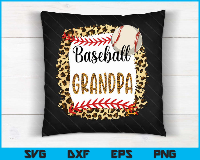 Baseball Grandpa Leopard Baseball Grandpa For Father's Day SVG PNG Digital Cutting Files Baseball Grandpa Leopard Baseball Grandpa For Father's Day SVG PNG Digital Cutting Files