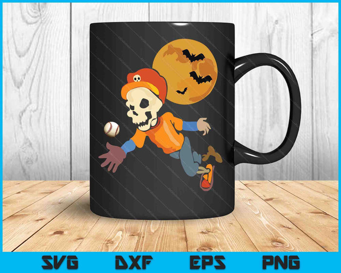 Béisbol Halloween Esqueleto SVG PNG Archivos de corte digital Béisbol Halloween Esqueleto SVG PNG Archivos de corte digital