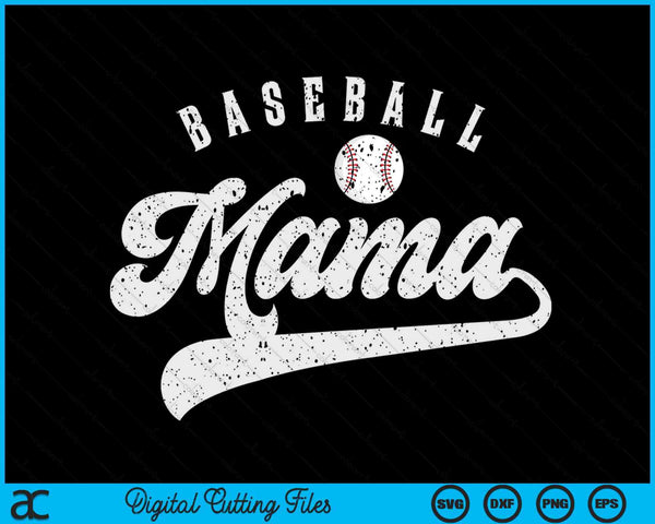 Baseball Mama SVG PNG Digital Printable Files
