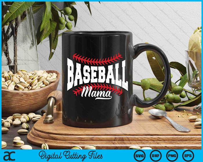 Honkbal Mama SVG PNG snijden afdrukbare bestanden Honkbal Mama SVG PNG snijden afdrukbare bestanden