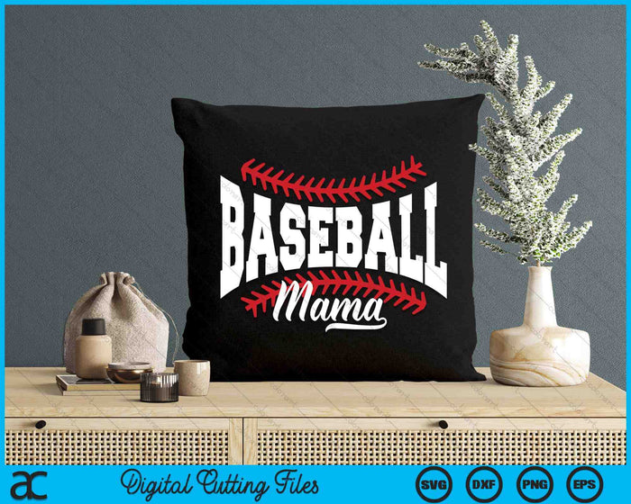 Honkbal Mama SVG PNG snijden afdrukbare bestanden Honkbal Mama SVG PNG snijden afdrukbare bestanden