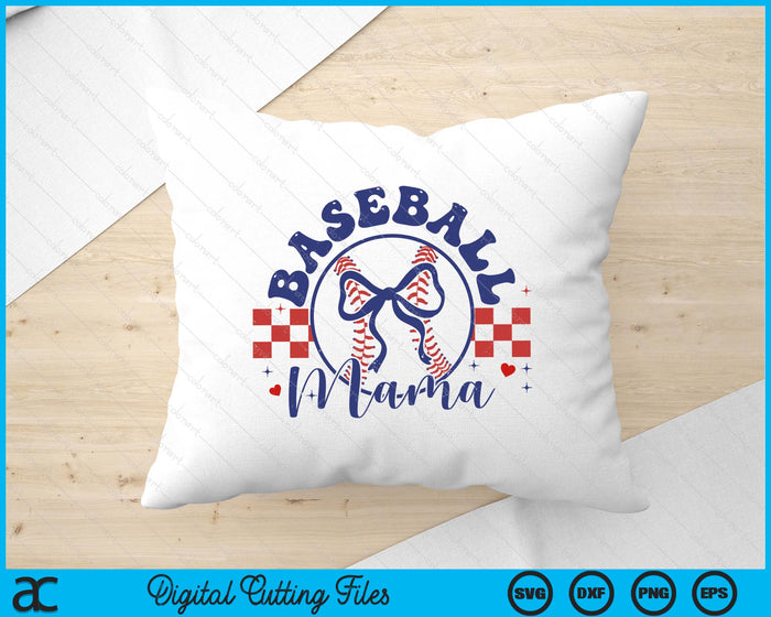 Baseball Mama Coquette Bow Happy Mother's Day SVG PNG Digital Printable Files Baseball Mama Coquette Bow Happy Mother's Day SVG PNG Digital Printable Files