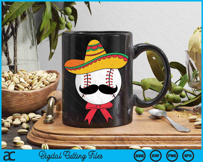 Baseball Mexican Sombrero Cinco De Mayo SVG PNG Digital Printable Files Baseball Mexican Sombrero Cinco De Mayo SVG PNG Digital Printable Files